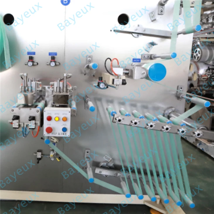 Full Servo I Shape Baby Diaper Machine