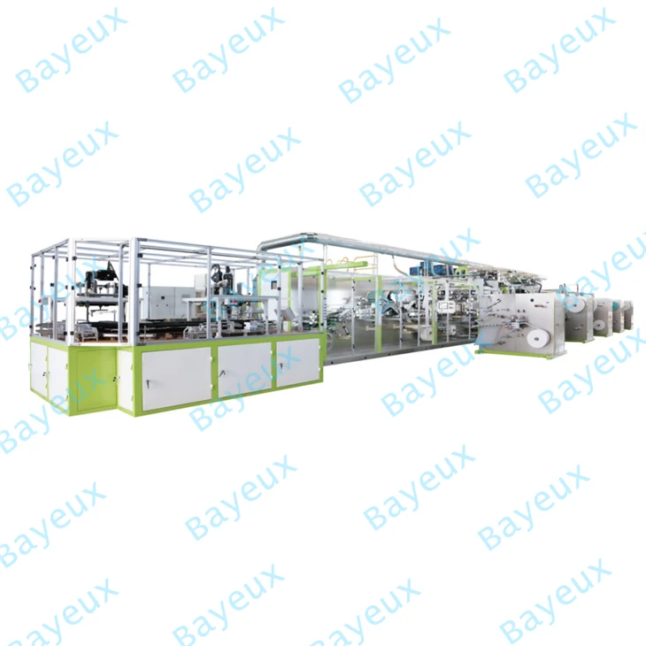 Full Servo T Shape Baby Diaper Production Line