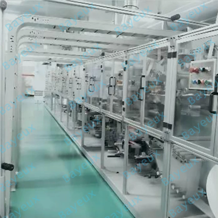 Semi Servo Girls' Period Pants Production Line